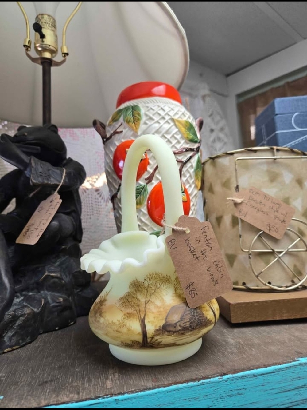 Fenton Cabin In The Woods Basket